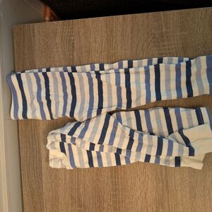 Carter's Blue and White Striped Shirt